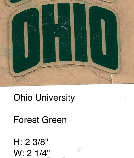 OHIO in green